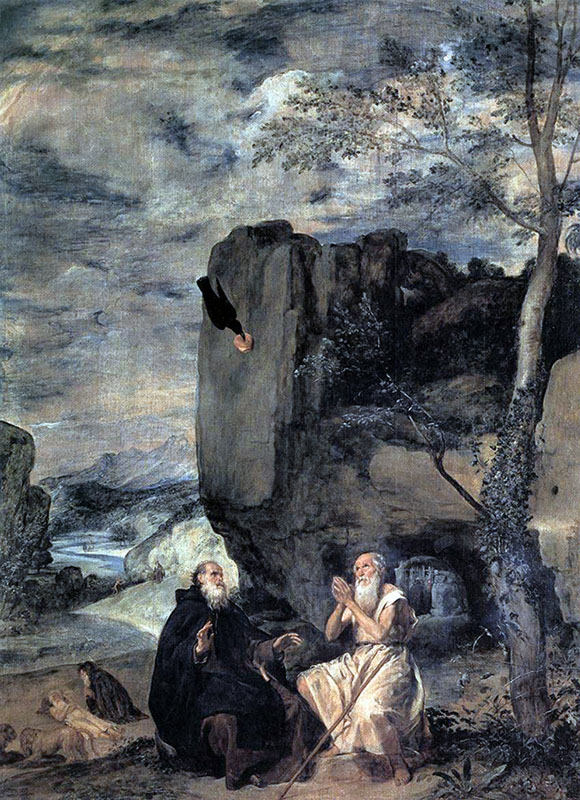 Saint Anthony Abbot and St Paul the Hermit